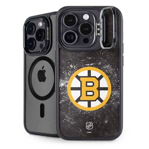 NHL Boston Bruins Iced iPhone 14 Pro Kickstand Case