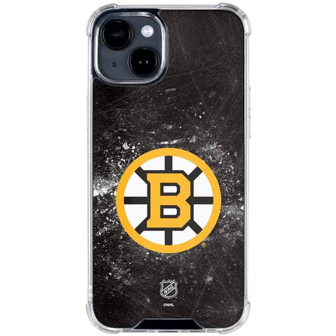 NHL Boston Bruins Iced iPhone 15 Clear Case