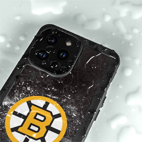 NHL Boston Bruins Iced iPhone 15 Pro Waterproof Case