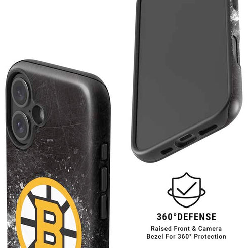 NHL Boston Bruins Iced iPhone 16 Magsafe Impact Case