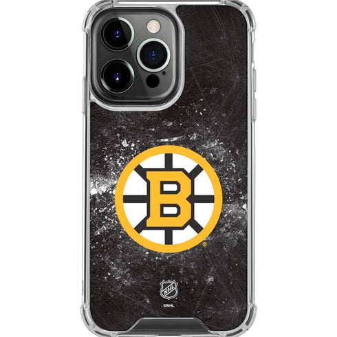 NHL Boston Bruins Iced iPhone 16 Pro Max Clear Case