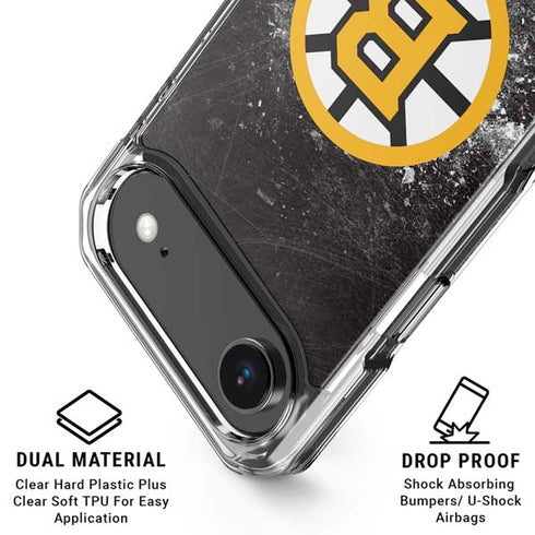 NHL Boston Bruins Iced iPhone 17 Air Clear Case
