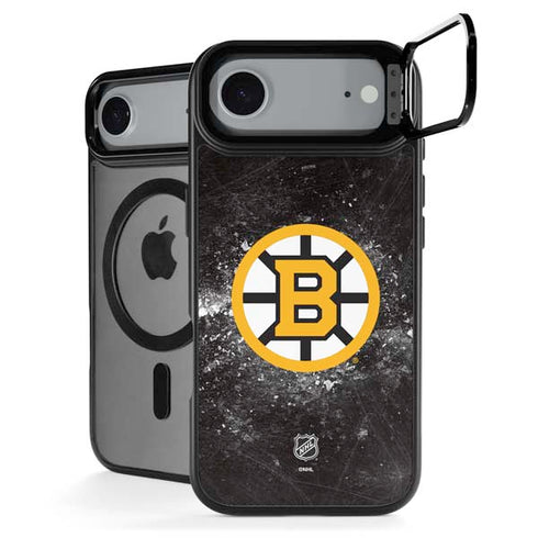 NHL Boston Bruins Iced iPhone 17 Air Kickstand Case