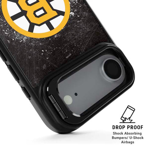 NHL Boston Bruins Iced iPhone 17 Air Kickstand Case