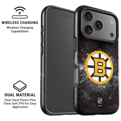 NHL Boston Bruins Iced iPhone 17 Pro Magsafe Impact Case