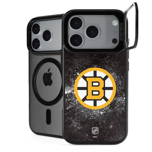 NHL Boston Bruins Iced iPhone 18 Pro Max Kickstand Case