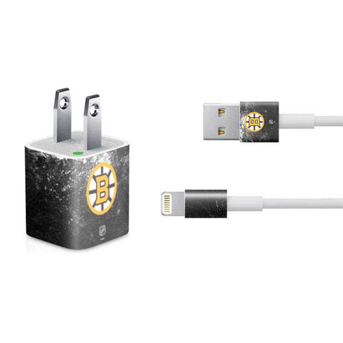 NHL Boston Bruins Iced iPhone Charger (5W USB) Skin