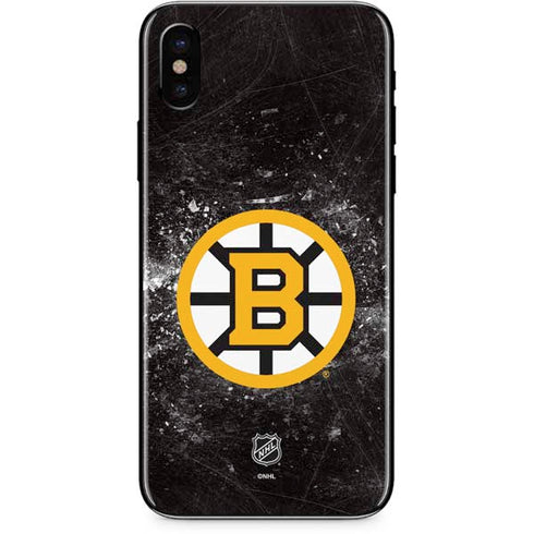 NHL Boston Bruins Iced iPhone X Skin