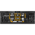 NHL Boston Bruins Iced K95 RGB PLATINUM Mechanical Gaming Keyboard Skin