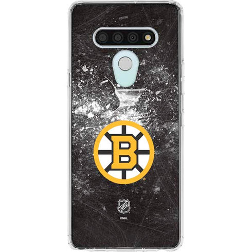 NHL Boston Bruins Iced LG Stylo 6 Clear Case