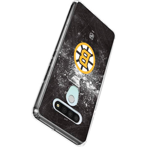 NHL Boston Bruins Iced LG Stylo 6 Clear Case