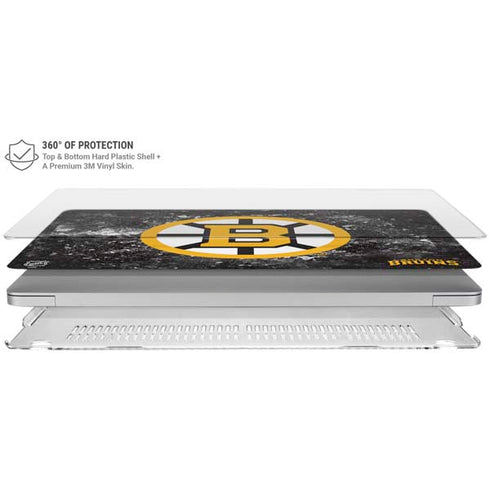 NHL Boston Bruins Iced MacBook Air 15in (2023-2025) Case plus Skin