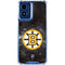 NHL Boston Bruins Iced Moto G 5G (2024) Clear Case