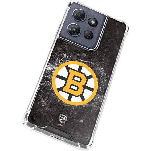 NHL Boston Bruins Iced Moto G Power 5G (2025) Clear Case