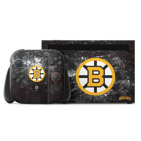 NHL Boston Bruins Iced Nintendo Switch 2 (2025) with Joy-Con Skin