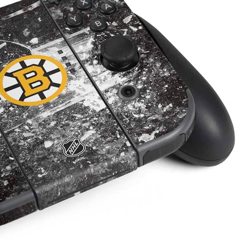 NHL Boston Bruins Iced Nintendo Switch (2017-2021) Joy-Con Controller Skin