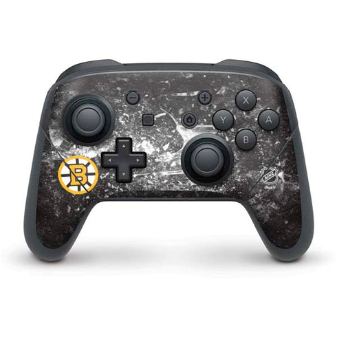 NHL Boston Bruins Iced Nintendo Switch Pro Controller Skin