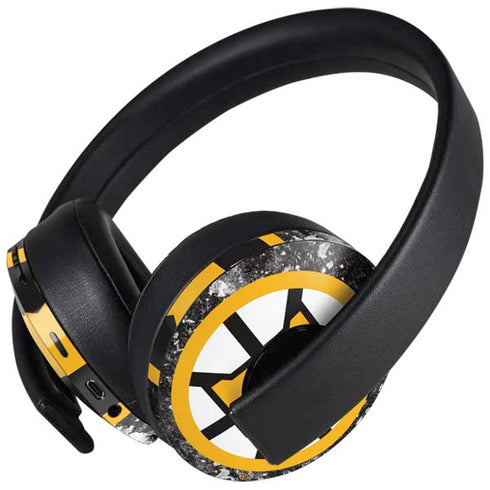 NHL Boston Bruins Iced PlayStation 4 Gold Wireless Headset Skin