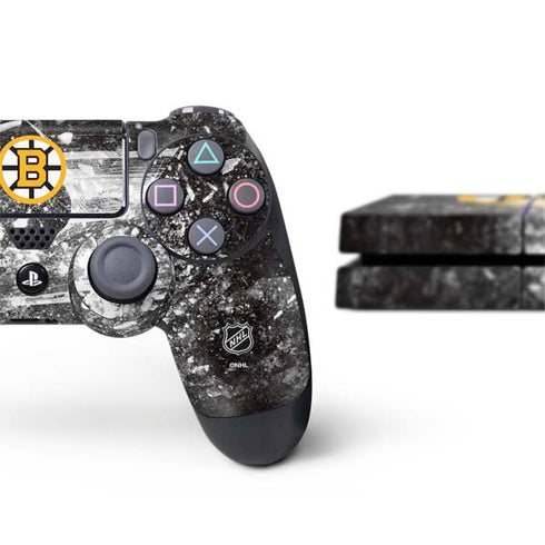 NHL Boston Bruins Iced PS4 Console and Controller Bundle Skin