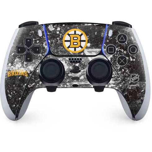 NHL Boston Bruins Iced PS5 DualSense Edge Pro Controller Skin