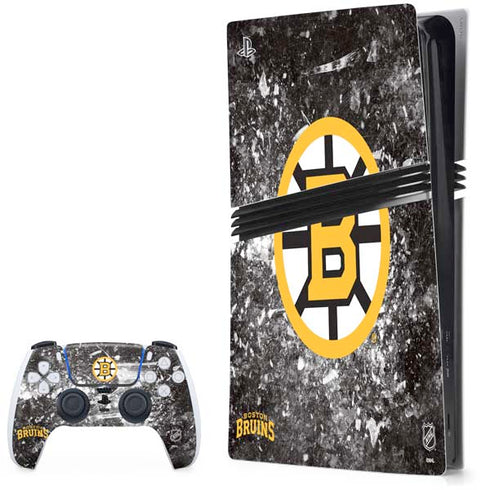 NHL Boston Bruins Iced PS5 Pro Bundle Skin