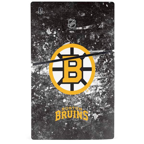 NHL Boston Bruins Iced PS5 Slim Disk Bundle Skin