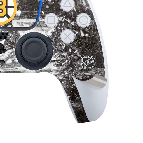 NHL Boston Bruins Iced PS5 Slim Disk Bundle Skin