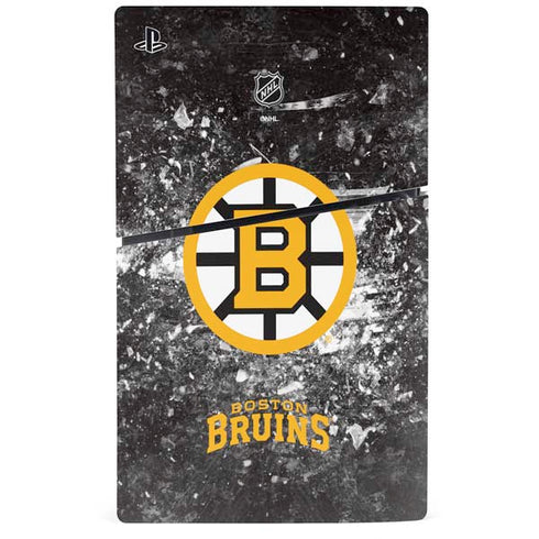 NHL Boston Bruins Iced PS5 Slim Disk Console Skin