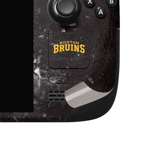NHL Boston Bruins Iced Steam Deck Handheld Gaming Computer OLED Skin