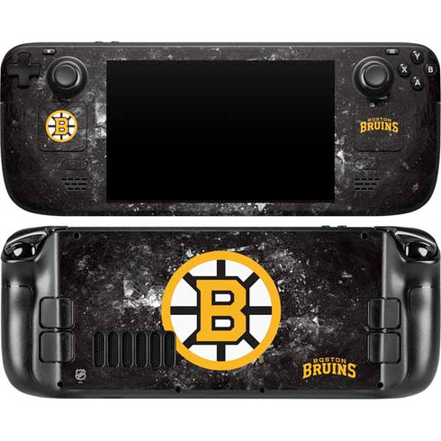 NHL Boston Bruins Iced Steam Deck Handheld Gaming Computer Skin