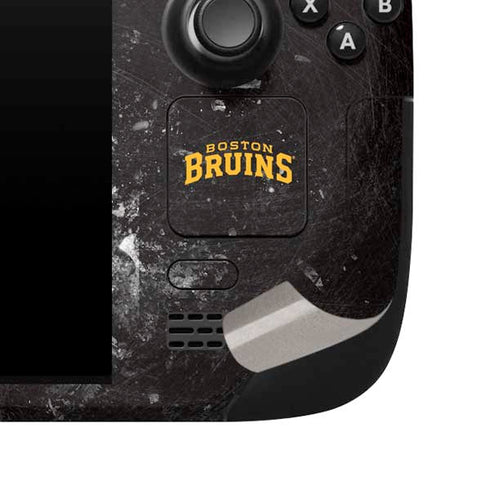 NHL Boston Bruins Iced Steam Deck Handheld Gaming Computer Skin