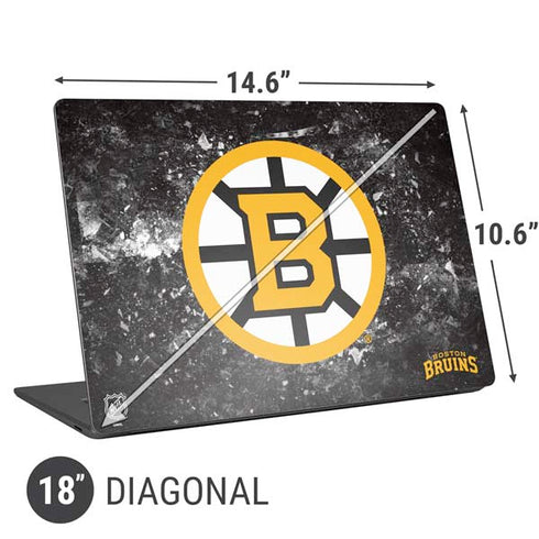NHL Boston Bruins Iced Universal Laptop 18in (14.6 x 10.6in) Skin