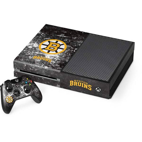 NHL Boston Bruins Iced Xbox One Console and Controller Bundle Skin