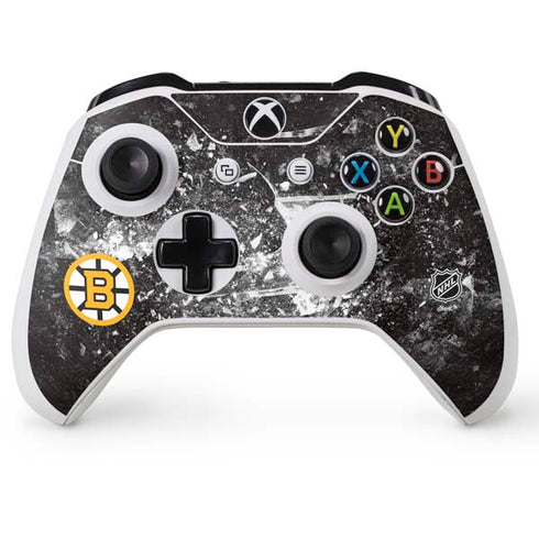NHL Boston Bruins Iced Xbox One S Console and Controller Bundle Skin