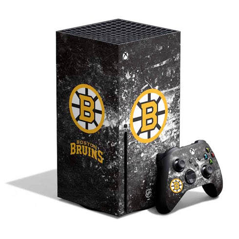 NHL Boston Bruins Iced Xbox Series X Bundle Skin