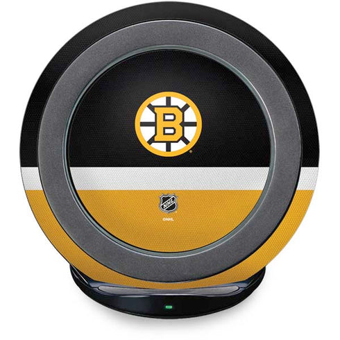 NHL Boston Bruins Jersey Fast Charge Wireless Charging Stand Skin