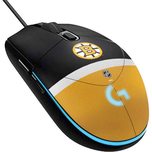 NHL Boston Bruins Jersey G203 Prodigy RGB Wired Gaming Mouse Skin