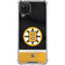 NHL Boston Bruins Jersey Galaxy A12 Clear Case