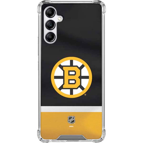 NHL Boston Bruins Jersey Galaxy A15 5G Clear Case