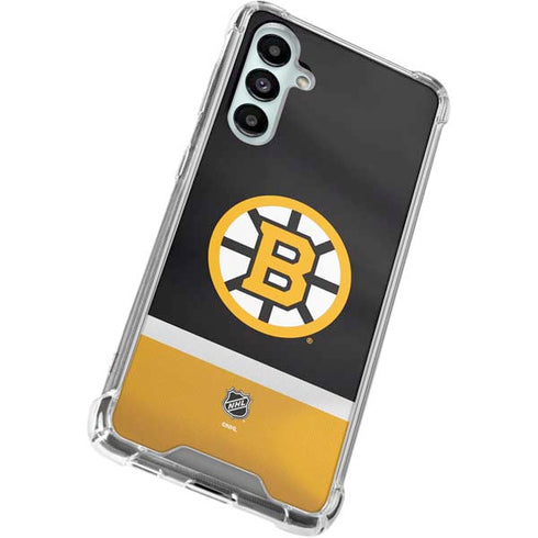 NHL Boston Bruins Jersey Galaxy A16 5G Clear Case