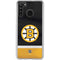 NHL Boston Bruins Jersey Galaxy A21 Clear Case