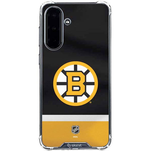 NHL Boston Bruins Jersey Galaxy A36 5G Clear Case