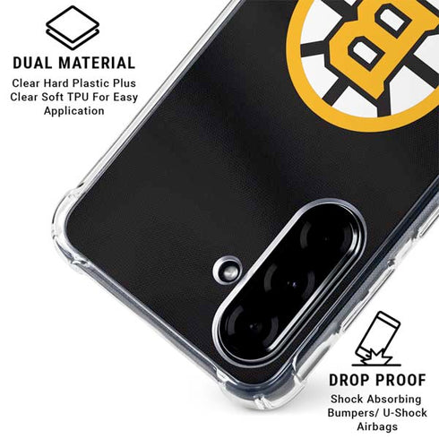 NHL Boston Bruins Jersey Galaxy A36 5G Clear Case