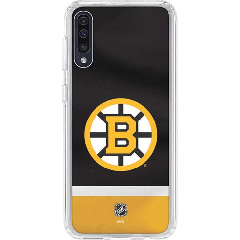 NHL Boston Bruins Jersey Galaxy A50 Clear Case