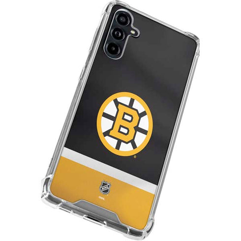 NHL Boston Bruins Jersey Galaxy A54 5G Clear Case