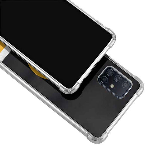 NHL Boston Bruins Jersey Galaxy A71 5G Clear Case
