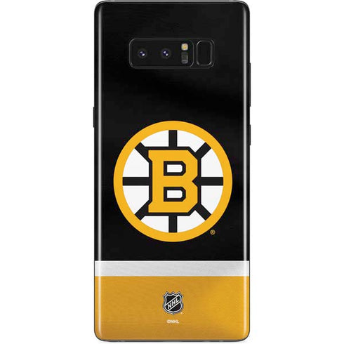 NHL Boston Bruins Jersey Galaxy Note 8 Skin