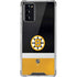 NHL Boston Bruins Jersey Galaxy Note20 5G Clear Case