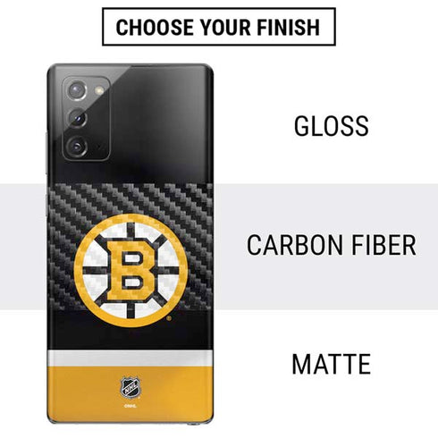 NHL Boston Bruins Jersey Galaxy Note20 5G Skin