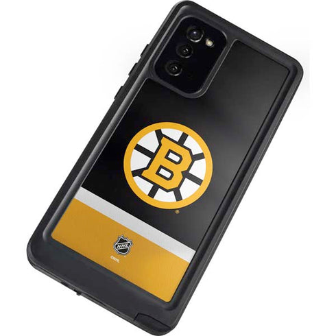 NHL Boston Bruins Jersey Galaxy Note20 5G Waterproof Case